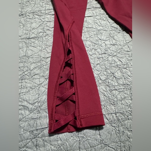 KNOCKOUT BY VICTORIA'S SECRET SPORT Capri Tank VS Matching Set Burgandy Red XS - Picture 9 of 9